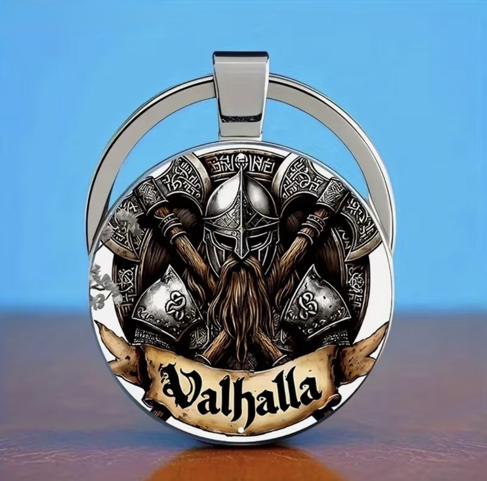 3/$25 Valhalla Valkyrie Viking Odin Keychain NEW